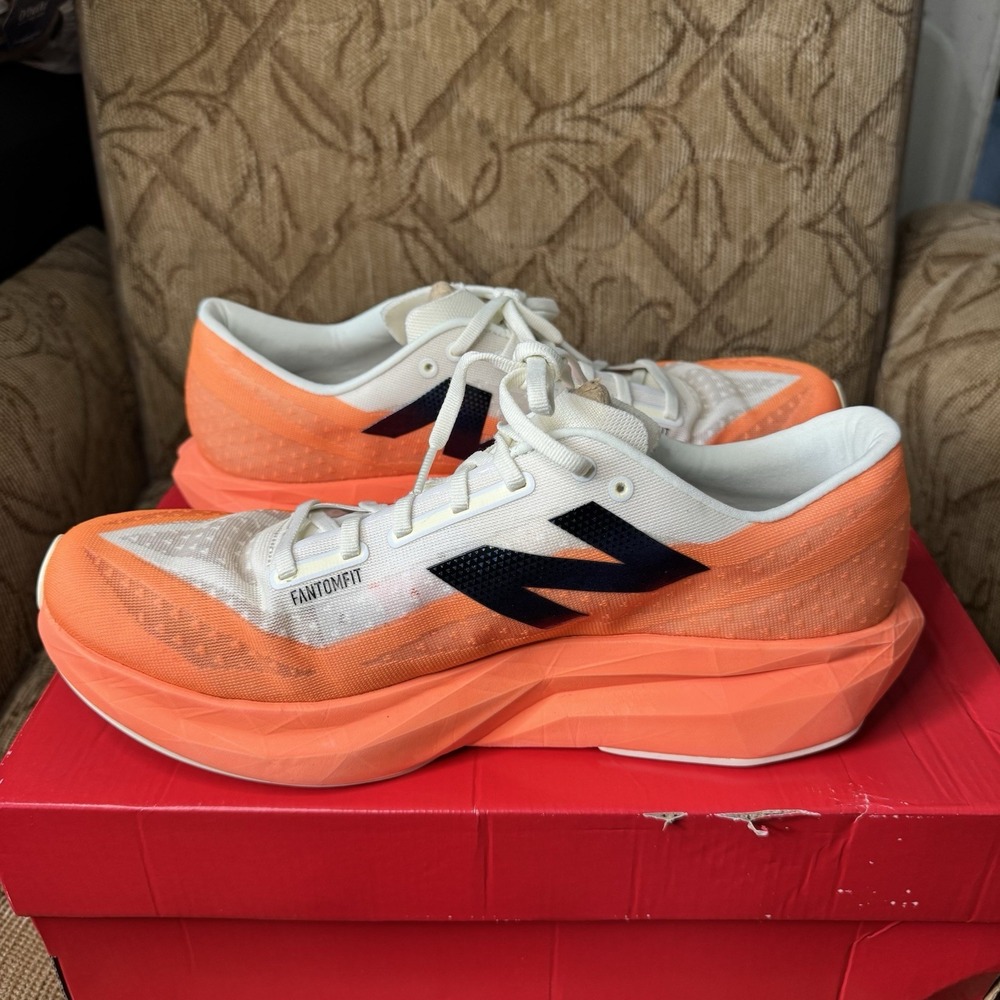 New Balance FuelCell Rebel v4 Hot Mango Size 13 D MFCXCO4‎ Excellent - Picture 3 of 10